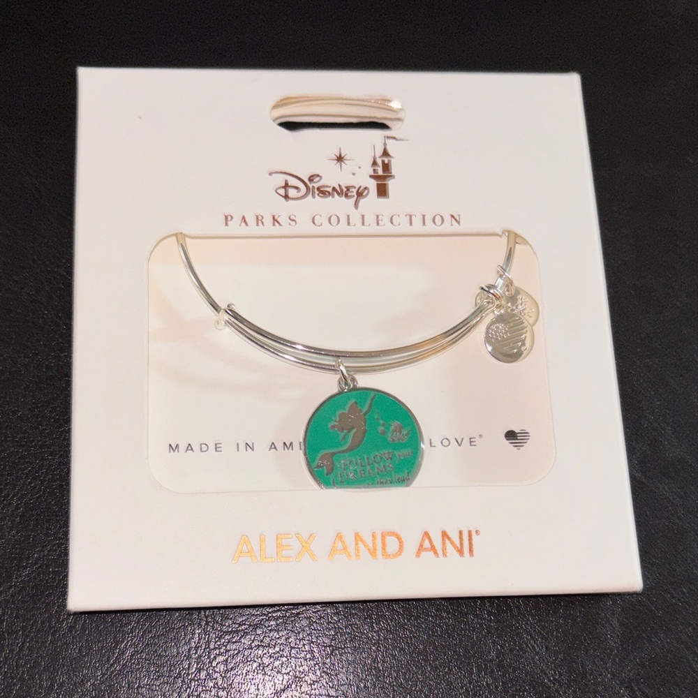 Disney Silver Bracelet with Blue Charm